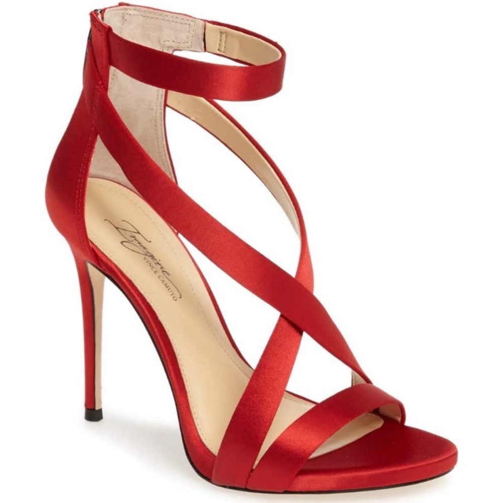 Imagine by Vince Camuto Red Strappy Heel